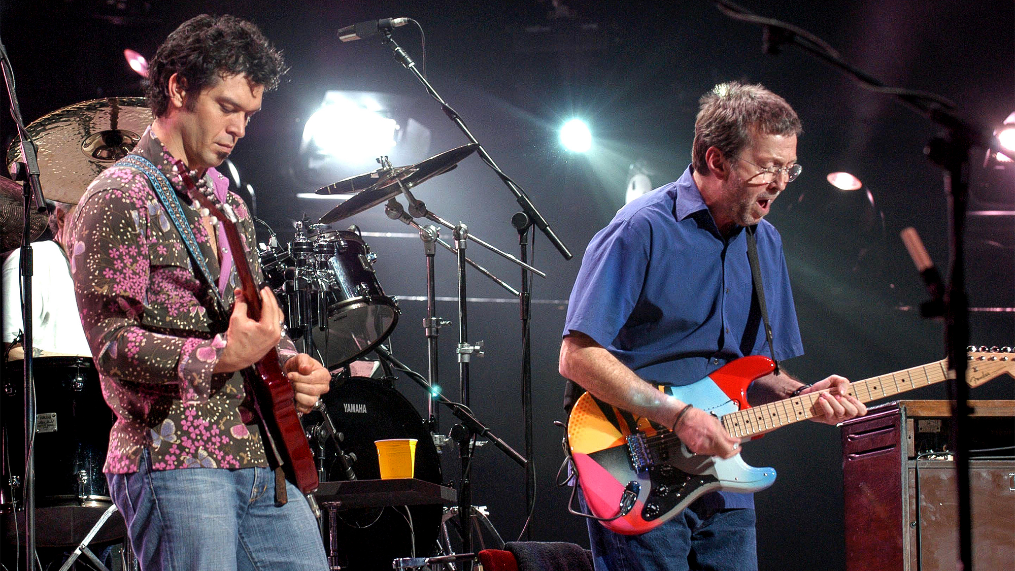 Eric Clapton Performing At The Royal Albert Hall, London, Britain - 04 May 2004, Doyle Bramhall Ii With Eric Clapton