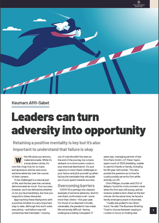 How leaders can turn adversity into opportunity - The Business Briefing from IT Pro