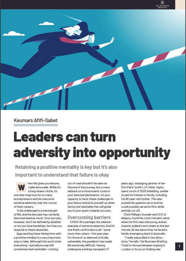 How leaders can turn adversity into opportunity - The Business Briefing from IT Pro