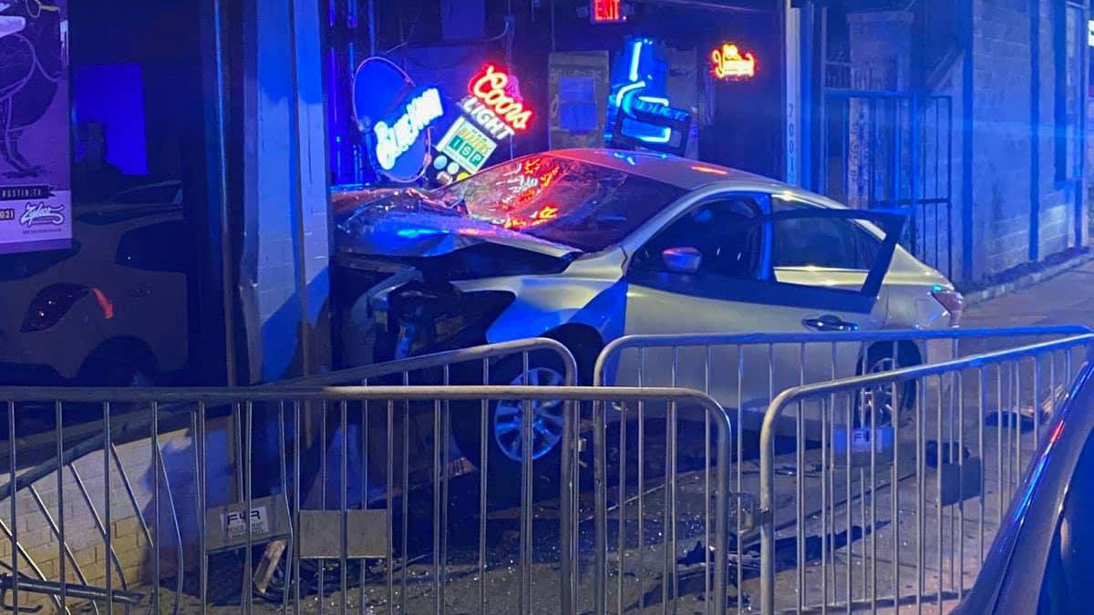 A car crashed into a bar where POD were playing