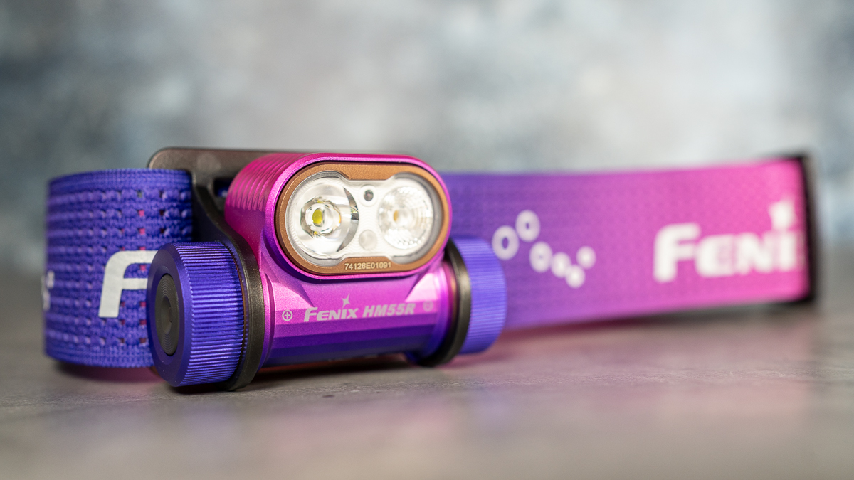 Fenix HM55R on a grey surface