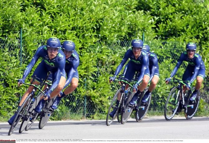 Movistar out on course