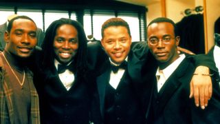 Morris Chestnut, Harold Perrineau, Terrence Howard and Taye Diggs in The Best Man