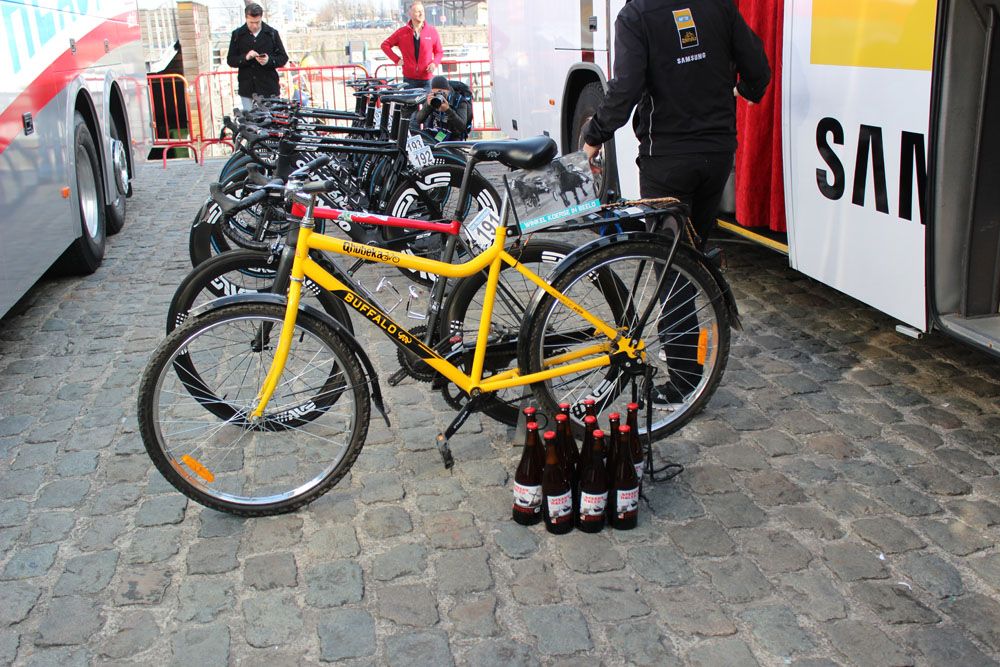 A few of the Steene Mollen beers that Matt Brammeier earned on Sunday