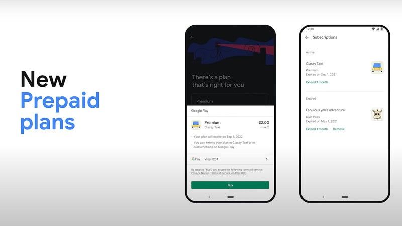 Google Play Prepaid Plans