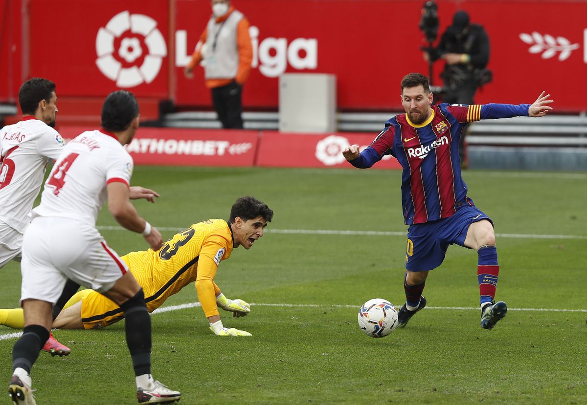 Lionel Messi was in fine form as Barcelona beat LaLiga rivals Sevilla