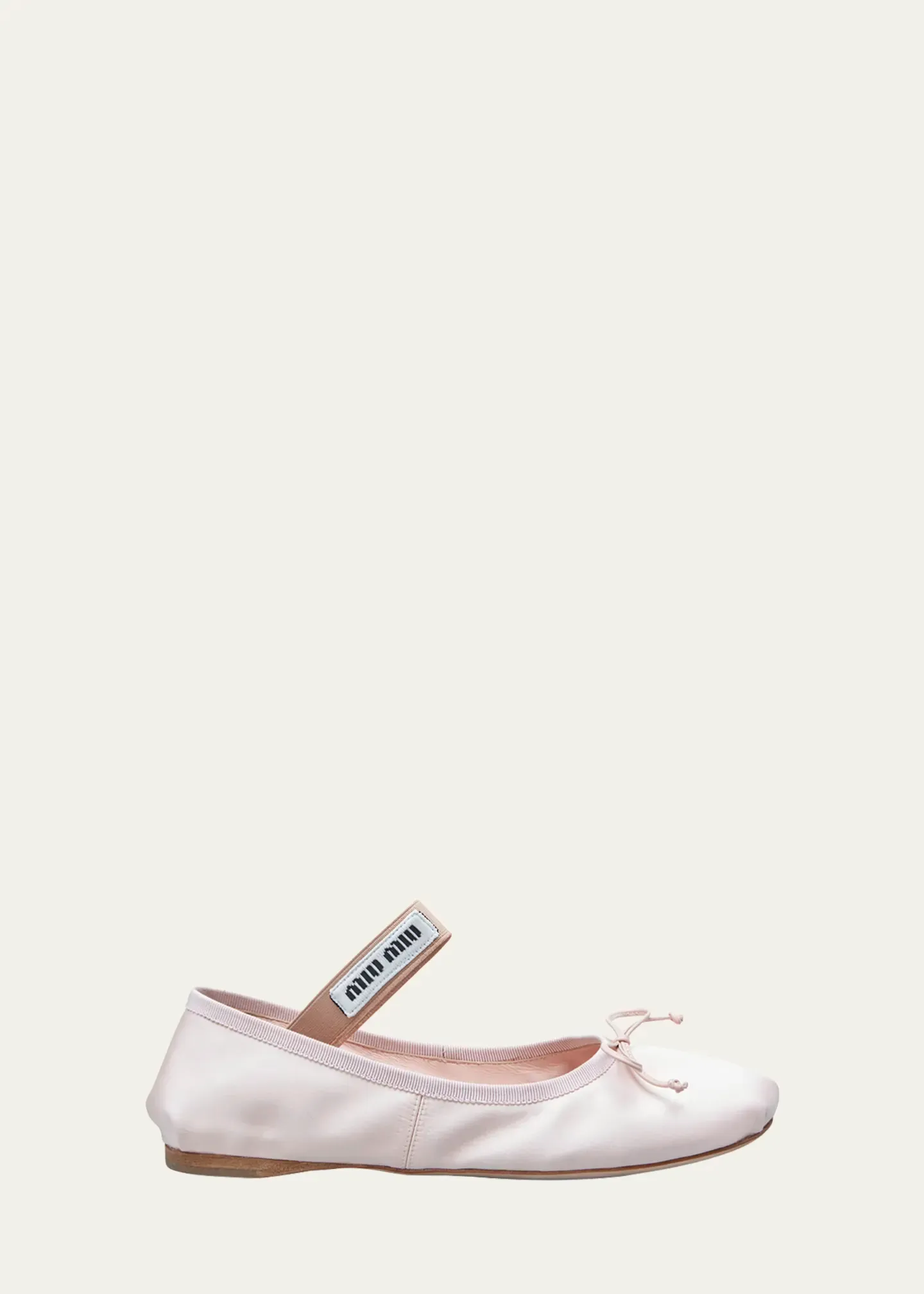 Miu Miu, Satin Bow Ballerina Flats