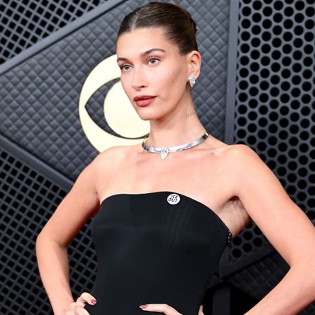 Hailey Bieber at the 68th GRAMMY Awards held at the Crypto.com Arena on February 01, 2026 in Los Angeles, California