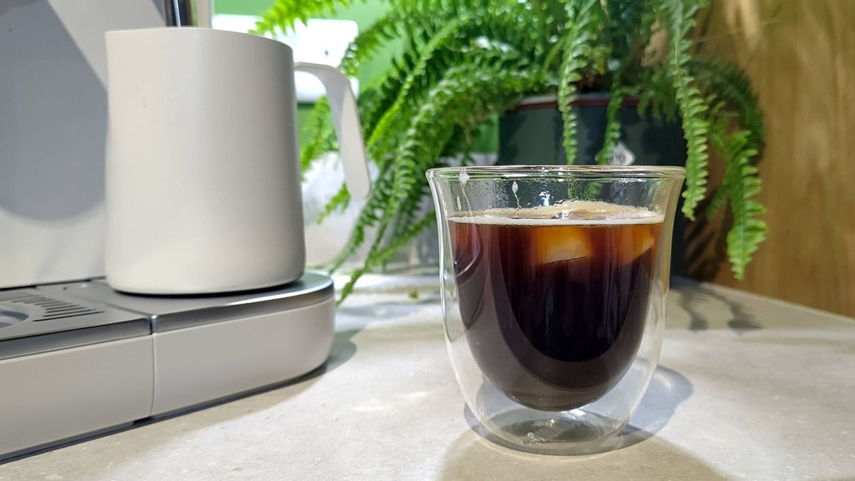 Iced coffee made using Keurig Alta coffee maker