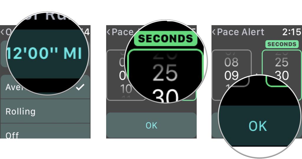 apple watch pace tracker