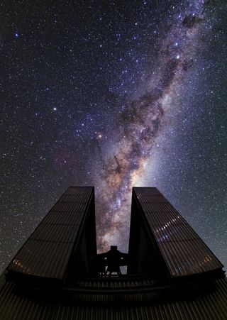 Milky Way Above the New Technology Telescope