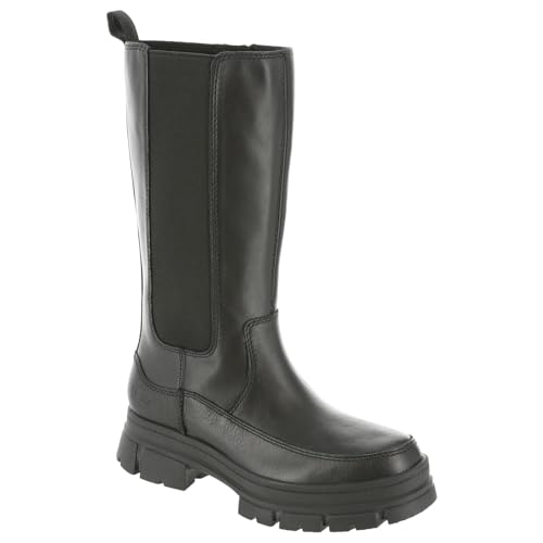 Ugg Women&#039;s Ashton High Chelsea Boot, Black, 7