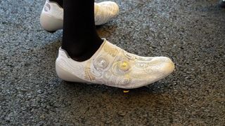 George Bennett has gone full custom on his Shimano S-Phyre RC9 shoes - read below for more info