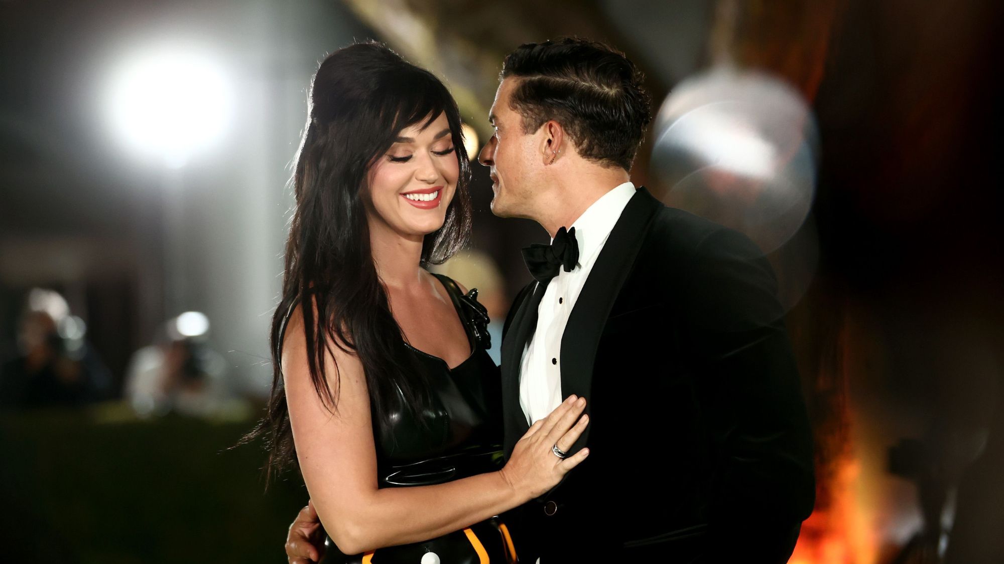 Katy Perry and Orlando Bloom attend the opening gala at the Academy Museum of Motion Pictures in 2021