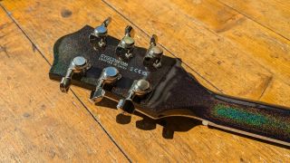 A set of locking tuners on the Gretsch Electromatic John Gourley Broadkaster