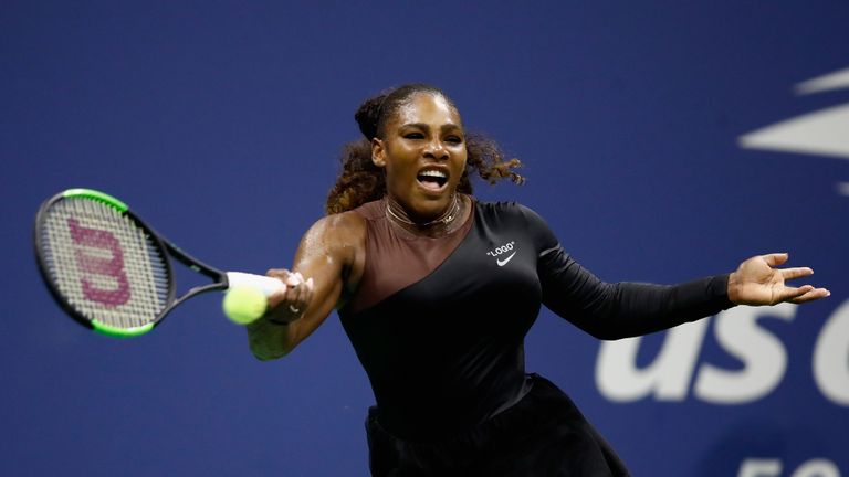 Serena Williams at 2018 US Open - Day 1