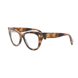 Product shot of Fendi Roma tortoiseshell eyeglasses