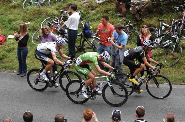 The breakaway of the day
