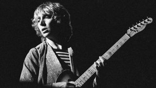 Andy Summers of The Police seen here performing on the first night of the 1979 Reading Rock Festival 24th August 1979.