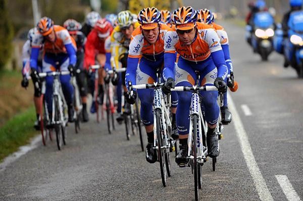 Rabobank set the race on fire some 50 kilometres from the finish.