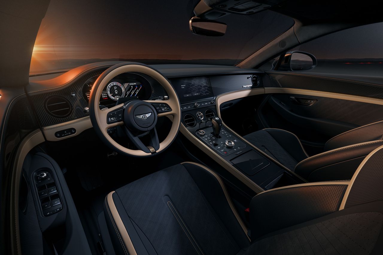The new Bentley Supersports, looking gothic and cool