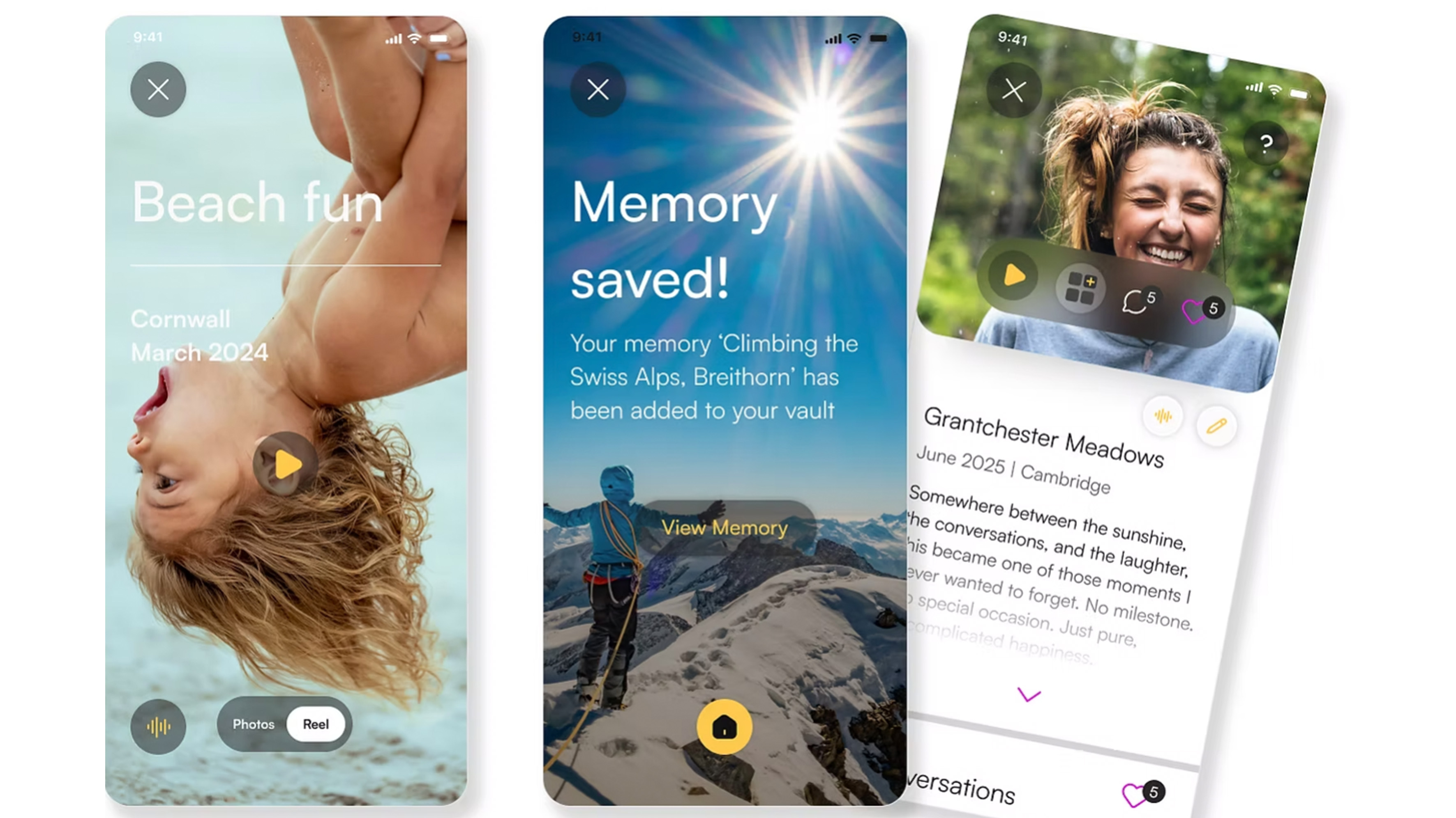 Screenshot of Yoree app interface
