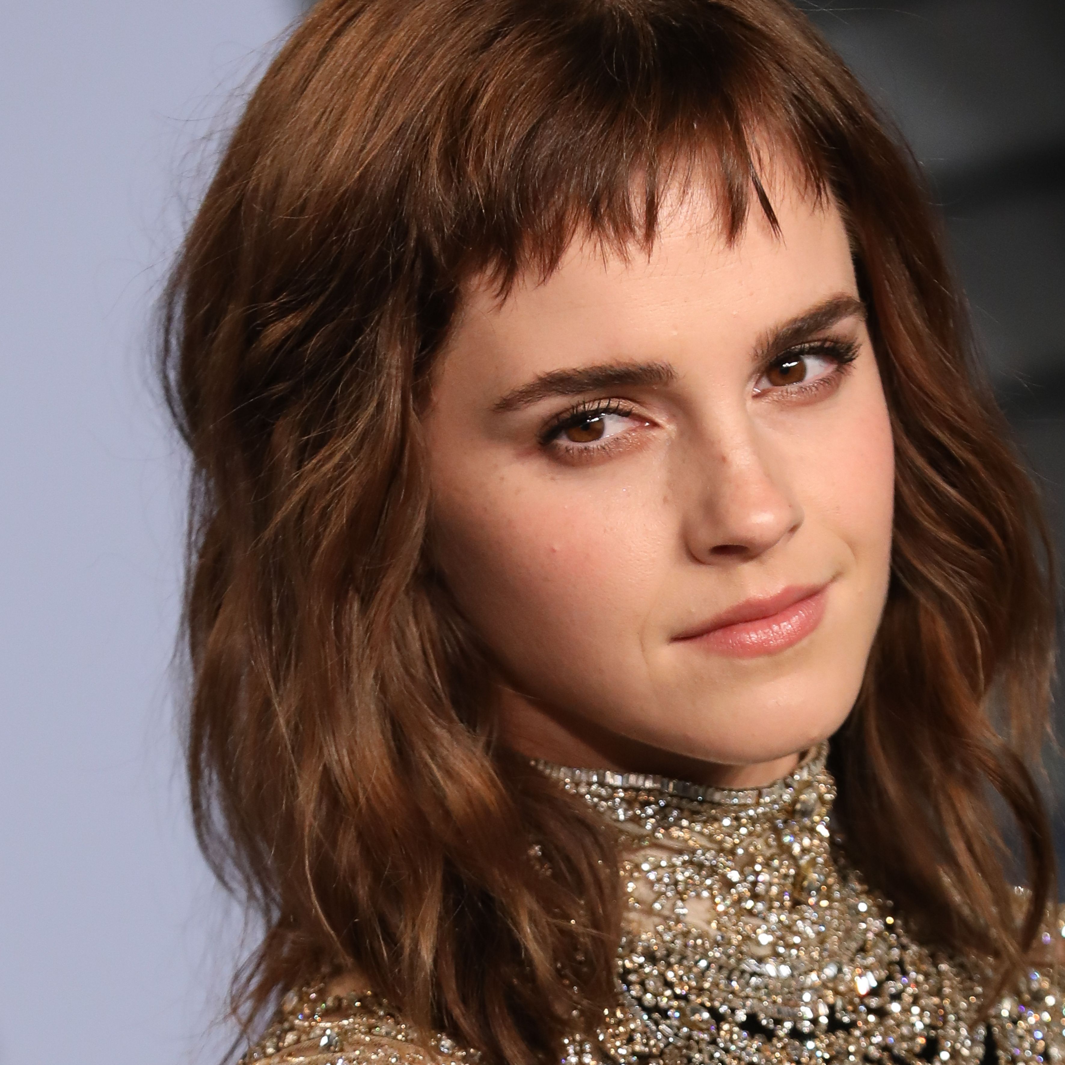 Emma Watson Transforms Her Hair With a Chic, Choppy Bob | Marie Claire