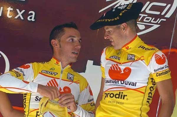 With teammate Joaquin Rodriguez after the they finished one-two in San Sebastian