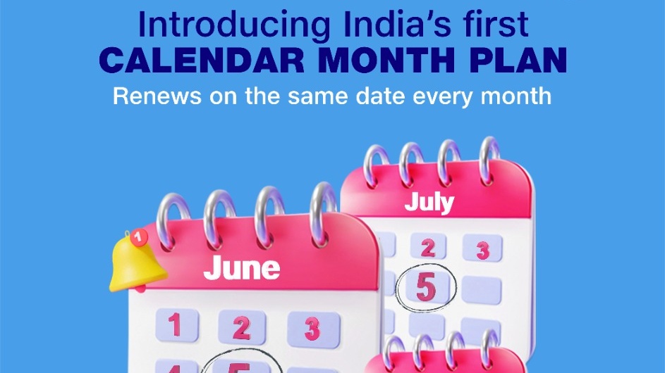 Reliance Jio's calendar monthly plan