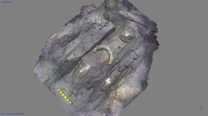 Rhode Island shipwreck that may be Captain Cook's Endeavor.