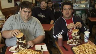 Adam Richman and another man looking to take on The Eagle Challenge