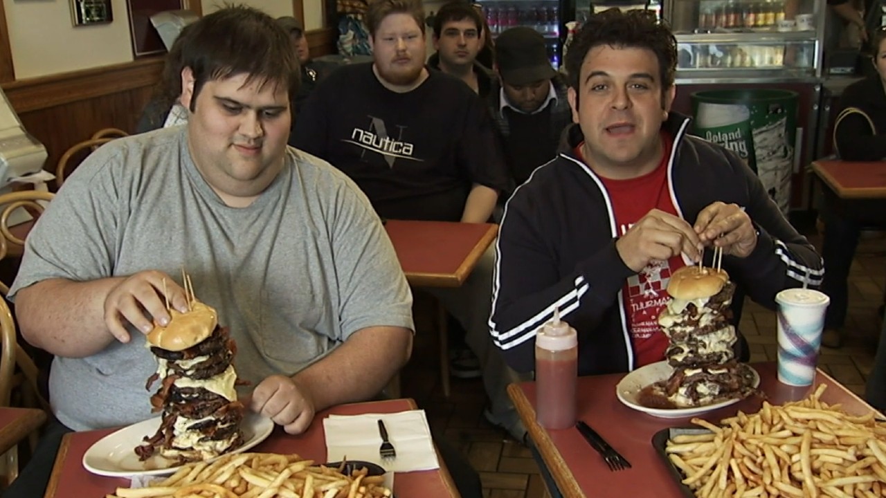 Adam Richman and another man looking to take on The Eagle Challenge