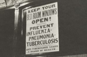 Public notice: "Keep your bedroom windows open!" to prevent disease