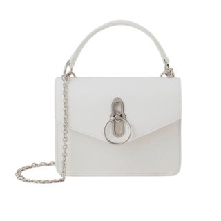 Mulberry Small Amberley White Grain leather crossbody bag as seen on Kate Middleton at Wimbledon 