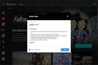 At least Bethesda is actively updating and improving its launcher.