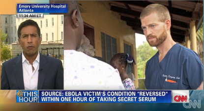 Experimental Ebola serum may have saved two infected American doctors