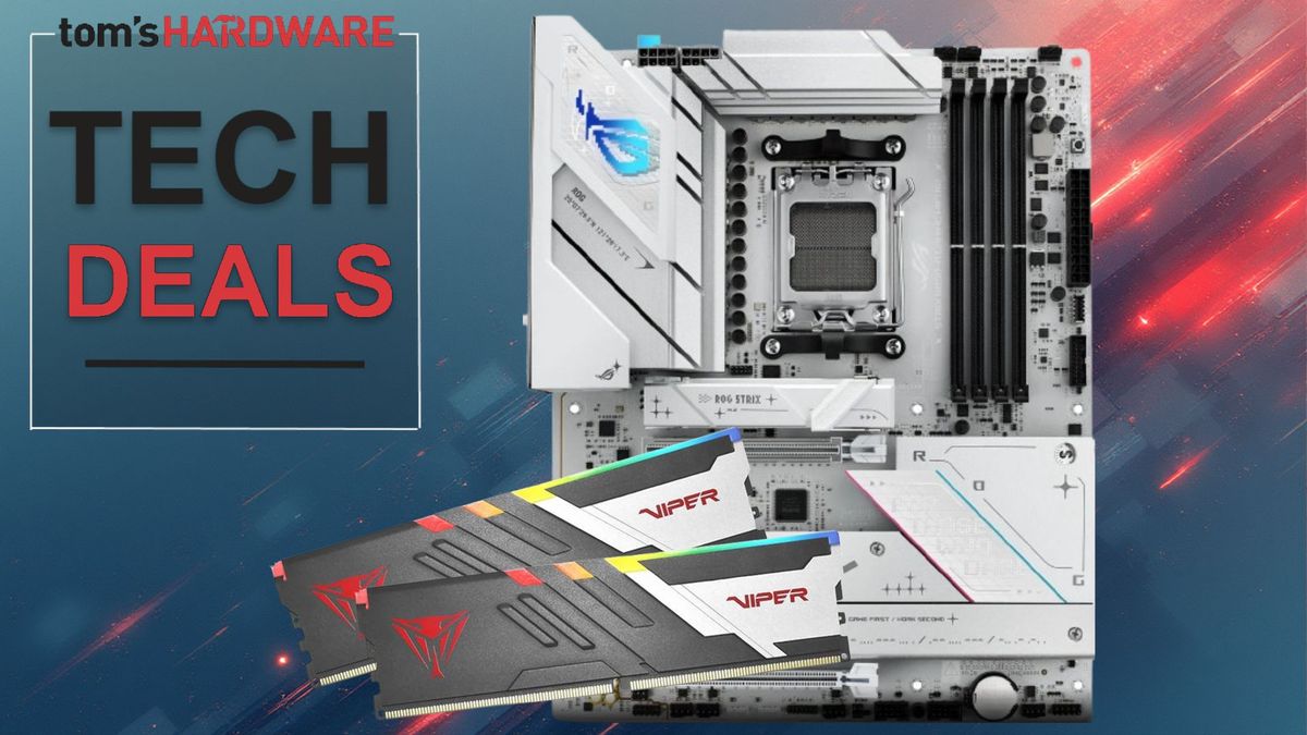 Shave $150 off the bill with this 32GB DDR5-6400 RAM and Asus Rog Strix B850 motherboard bundle, just $449 — or opt for 64GB and save $210