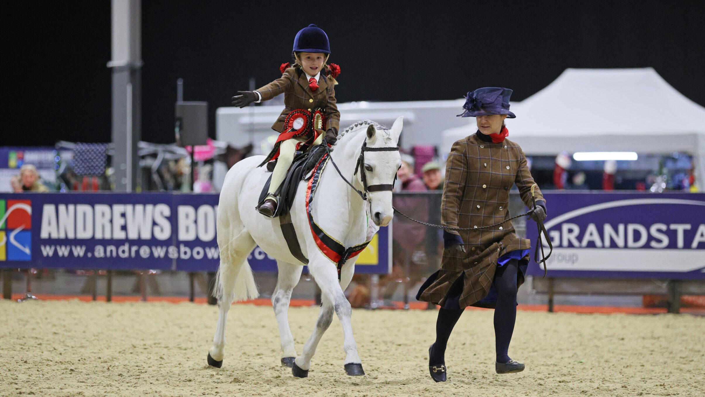Indie Mills and her mother Kirsty Mills&amp;rsquo; plaited lead-rein victor, Milwas Calamity Jane were led by &amp;ldquo;Aunty Kita&amp;rdquo;, Nikita Milczarek to win the plaited lead rein final at the TSR Amateur of the Year championships