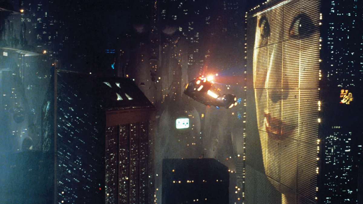 Futuristic Los Angeles as seen in Blade Runner