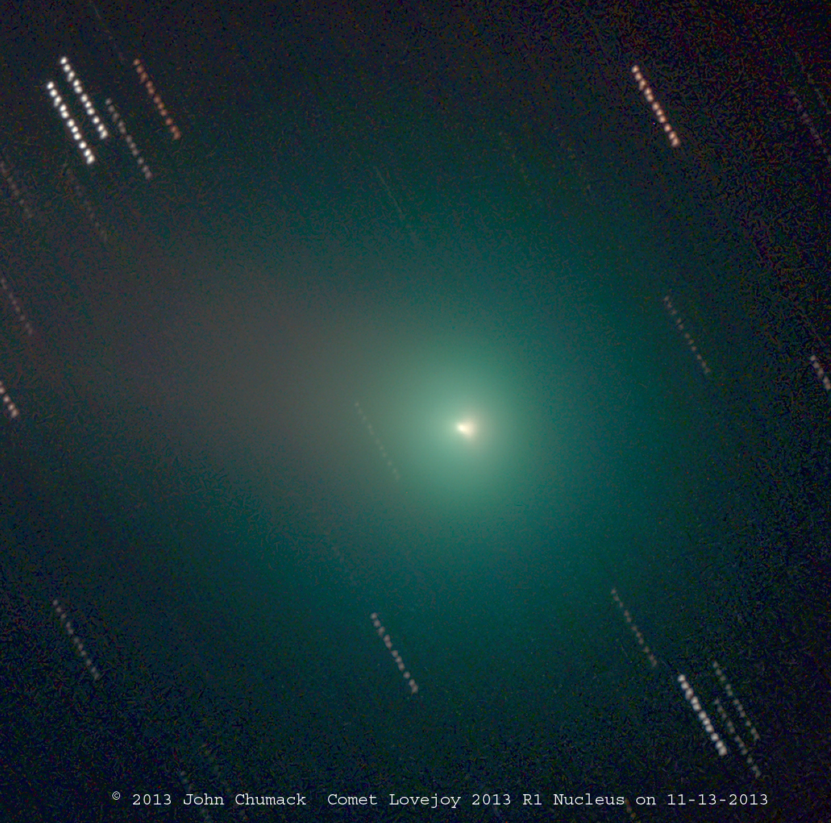 Comet Lovejoy Nucleus by John Chumack - Nov. 13, 2013