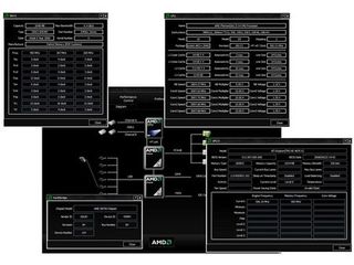 An earlier version of AMD Overdrive