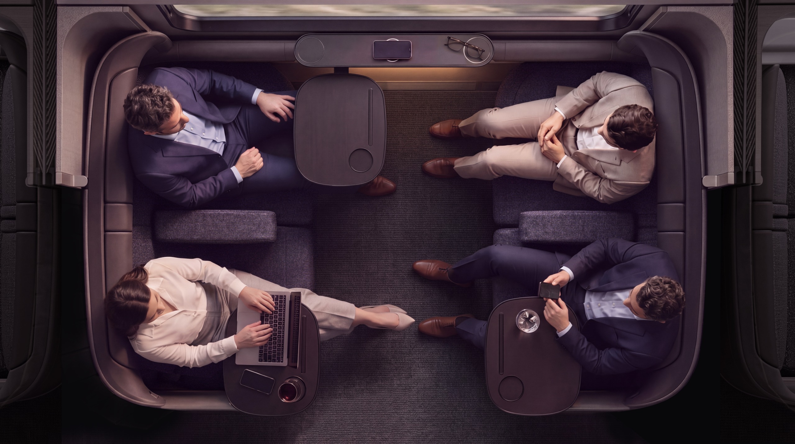 First Class in daytime use
