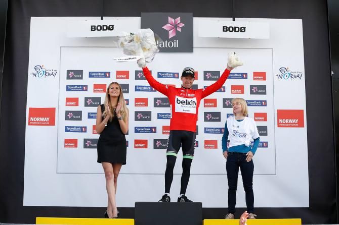 Lars Petter Nordhaug (Belkin) leads the mountains classification