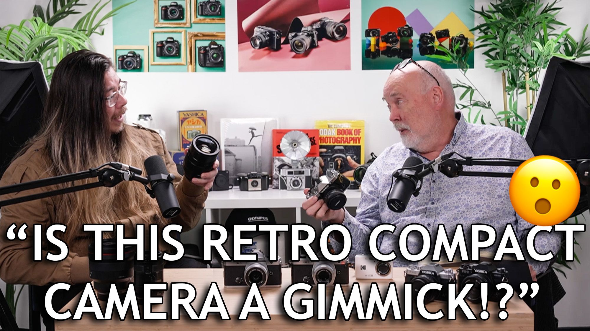 Bokeh Face Podcast Covers Retro Cameras