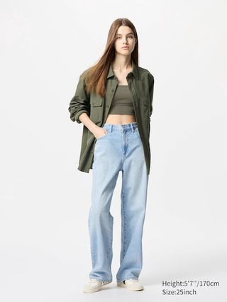 Uniqlo, Wide Straight Jeans