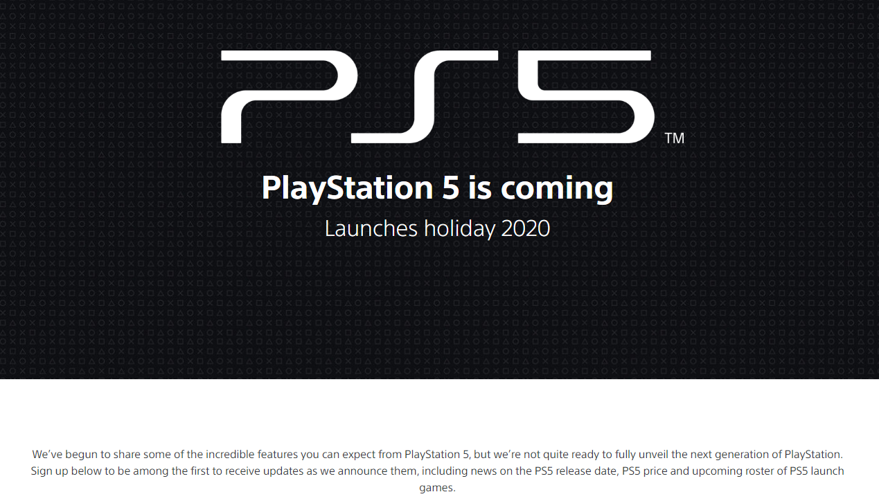 Sony launches official PS5 website ahead of rumored February reveal ...