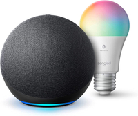 Amazon Echo (4th Gen) with Sengled Bluetooth Color bulb: was $114.98 now $59.99 at Amazon
A great gift idea, Amazon's holiday deals include the best-selling Echo smart speaker bundled with the Sengled Bluetooth Color bulb on sale for $59.99. The powerful speaker delivers rich sound that adapts to any room and works with Amazon Alexa so you can control the included light bulb completely hands-free. Arrives before Christmas