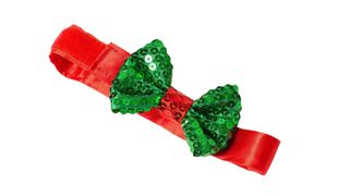 Oliver Bonas Christmas Pooch Pet Bow Tie, one of w&h's picks for Christmas gifts for dogs