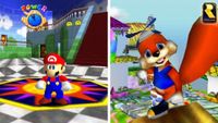Super Mario 64 and unreleased Conker's Quest