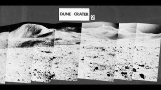 Another view of the Dune Crater, located in the Hadley-Apennine region of the moon.